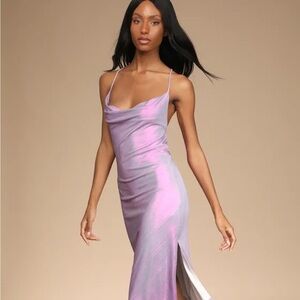 NWT - iridescent midi dress